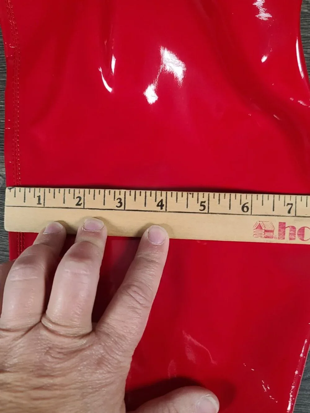Pleaser Red Leather Knee High Seduce 3000 Boots Size 16M
